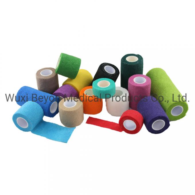 Paw Prints Cohesive Elastic Animal Healthcare Flexible Bandage