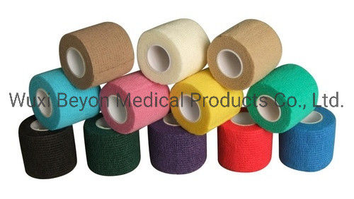 Vet Adherent Cohesive Wrap Bandages Color Compression Flexible